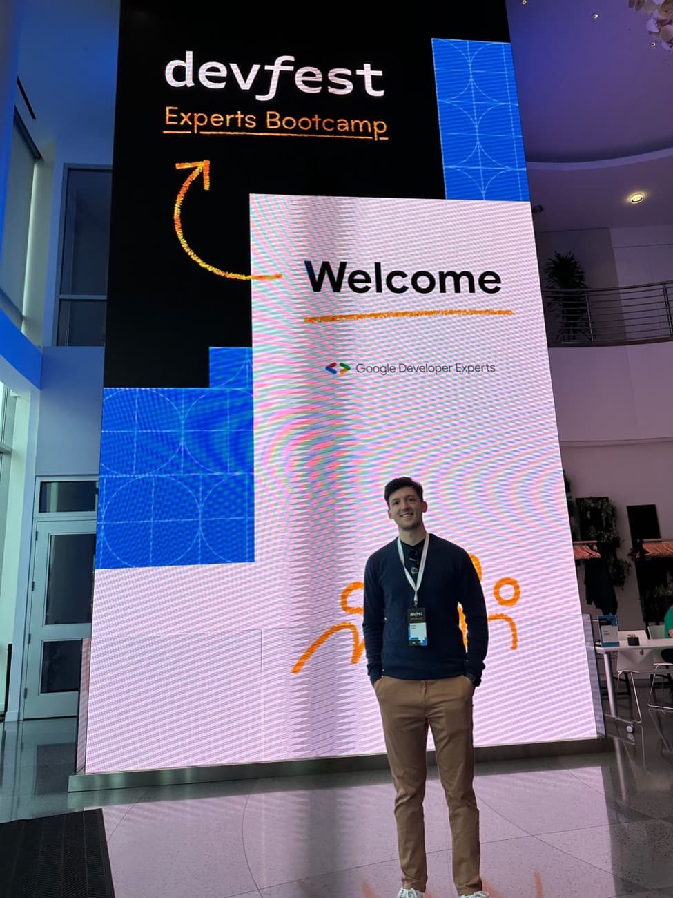 Gastón Saillen en DevFest Experts Bootcamp, Sunnyvale, CA · 2023